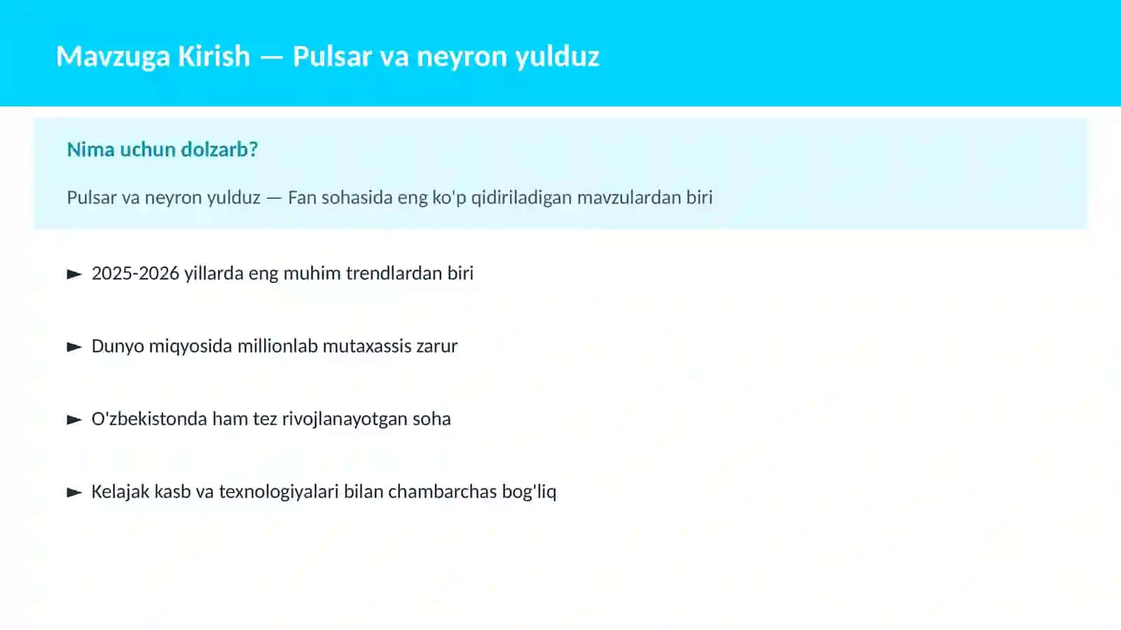 KOSMOSNI TADQIQ 2