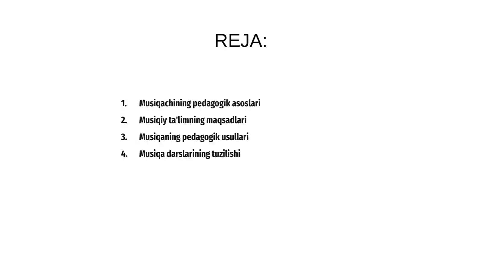 Musiqachining pedagogik faolyati 2