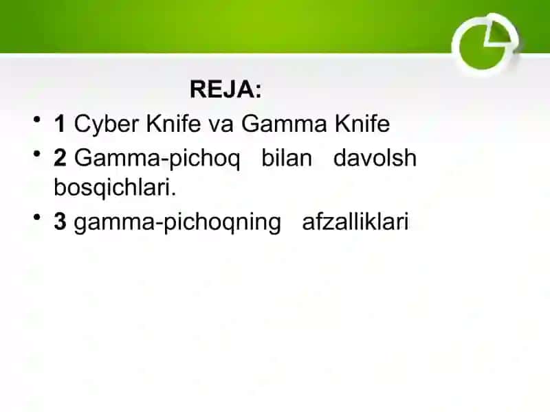Tibbiy radiologik terapiya majmualari Gamma pichoqlari 2