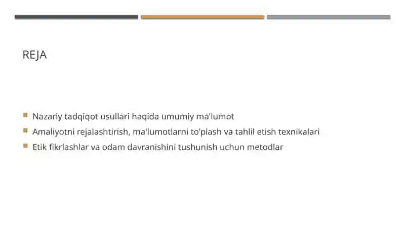 Hozirgi zamon psixologiyasining tadqiqot metodlari 2