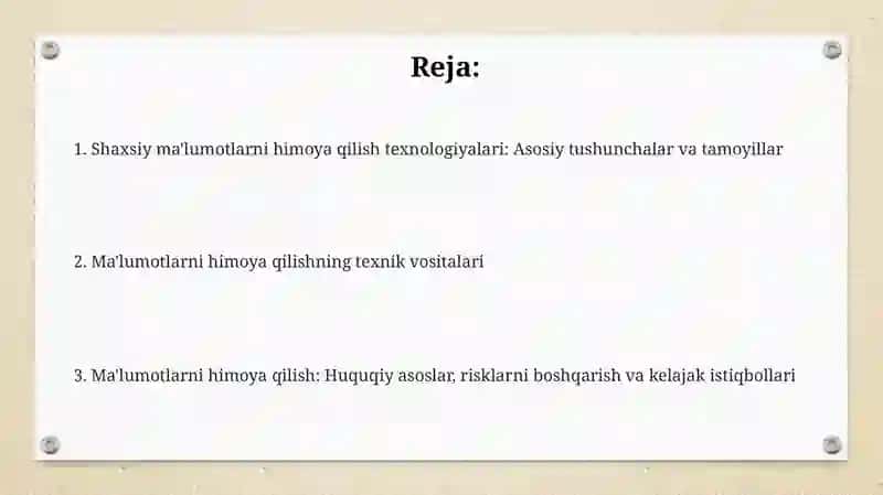 Shaxsiyma'lumotlarnihimoyaqilishtexnologiyalari 2