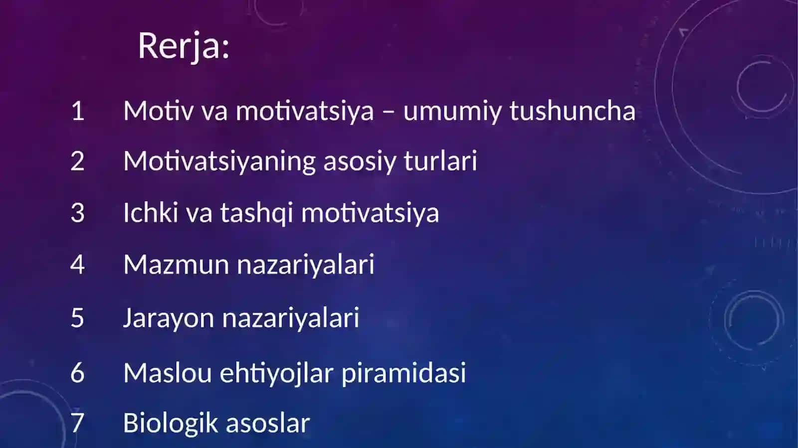Motiv va motivatsiya 2