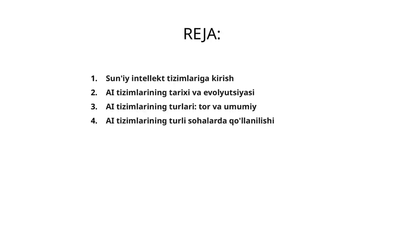 Sun'iy intelekt tizimlari 2
