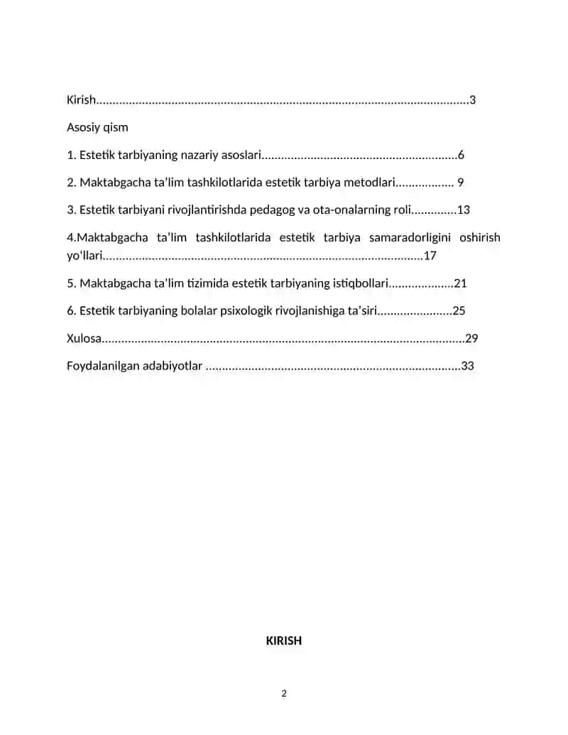 Maktabgacha talim estetik tarbiyasi 2
