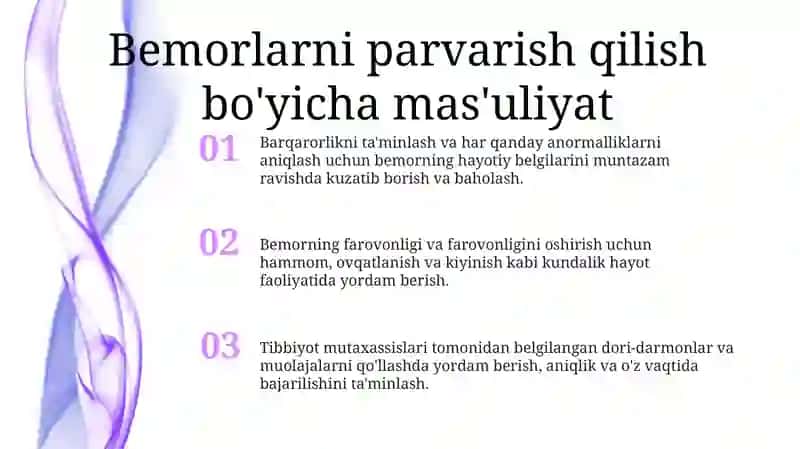 Parvarish Kichik Tibbiyot Xodimi 2