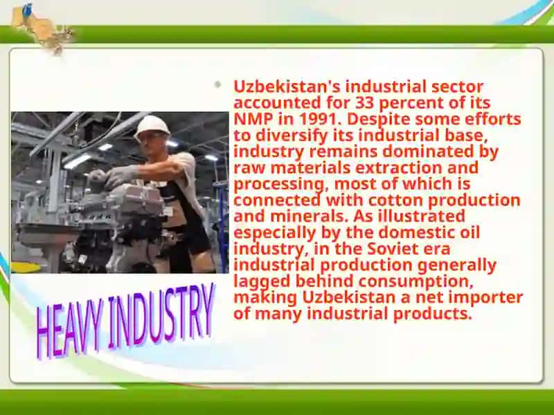 Industrial centers in Uzbekistan 2