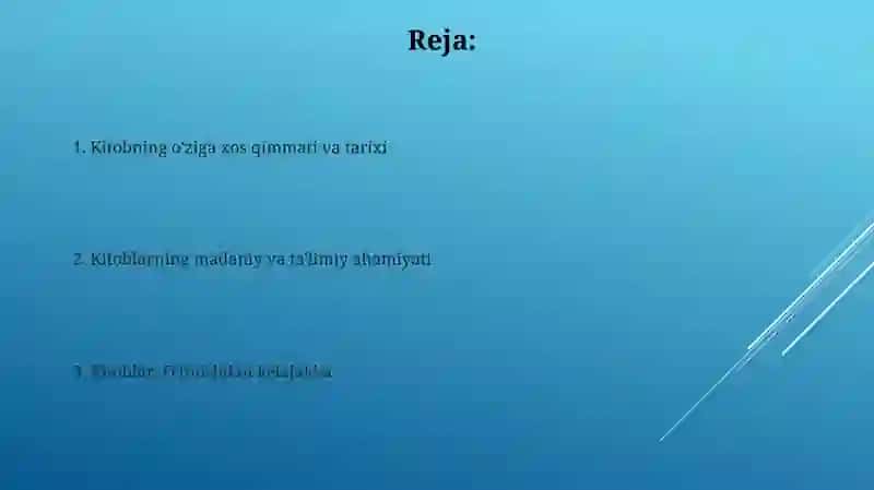 Bolalar adabiyoti fanidan 2
