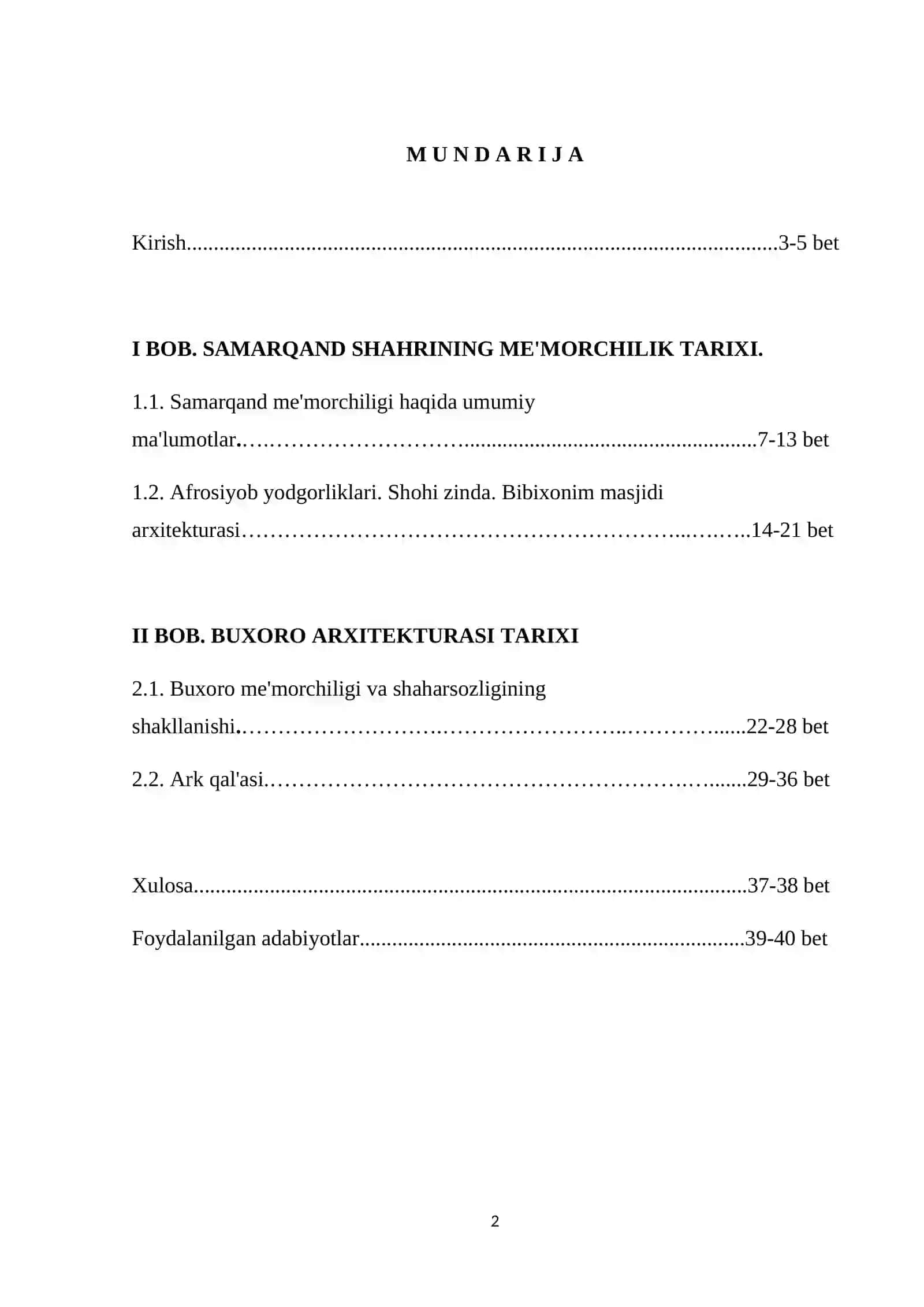 Xalq me'morlik san'ati 2