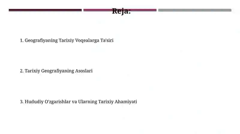 Tarixiy geografiya tarixi 2