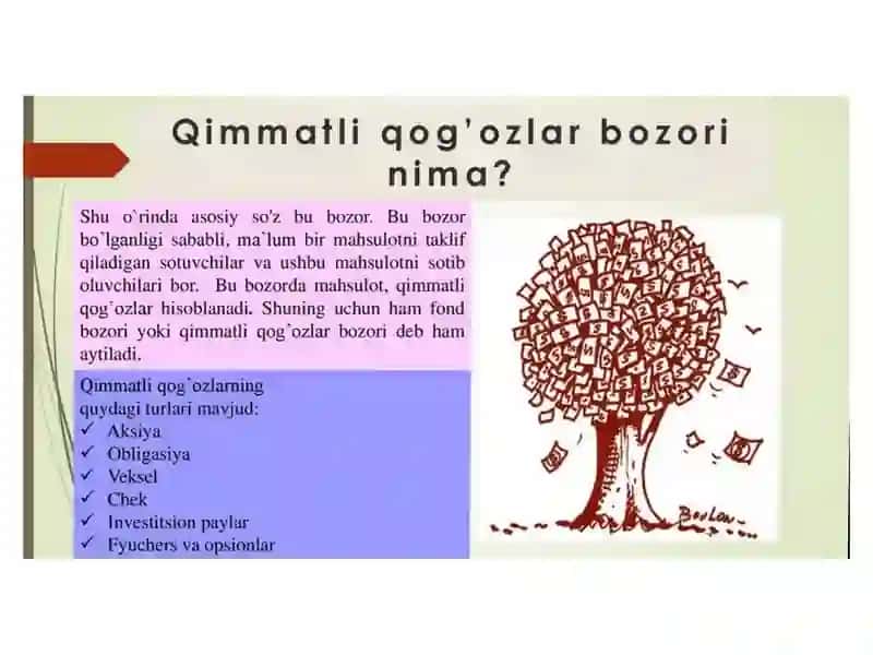 Qimmatli qogʻozlar bozori 2