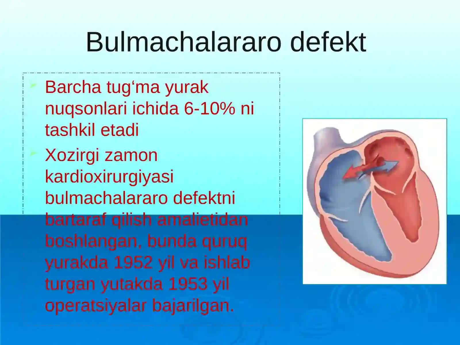 Bulmachalararo defekt 2