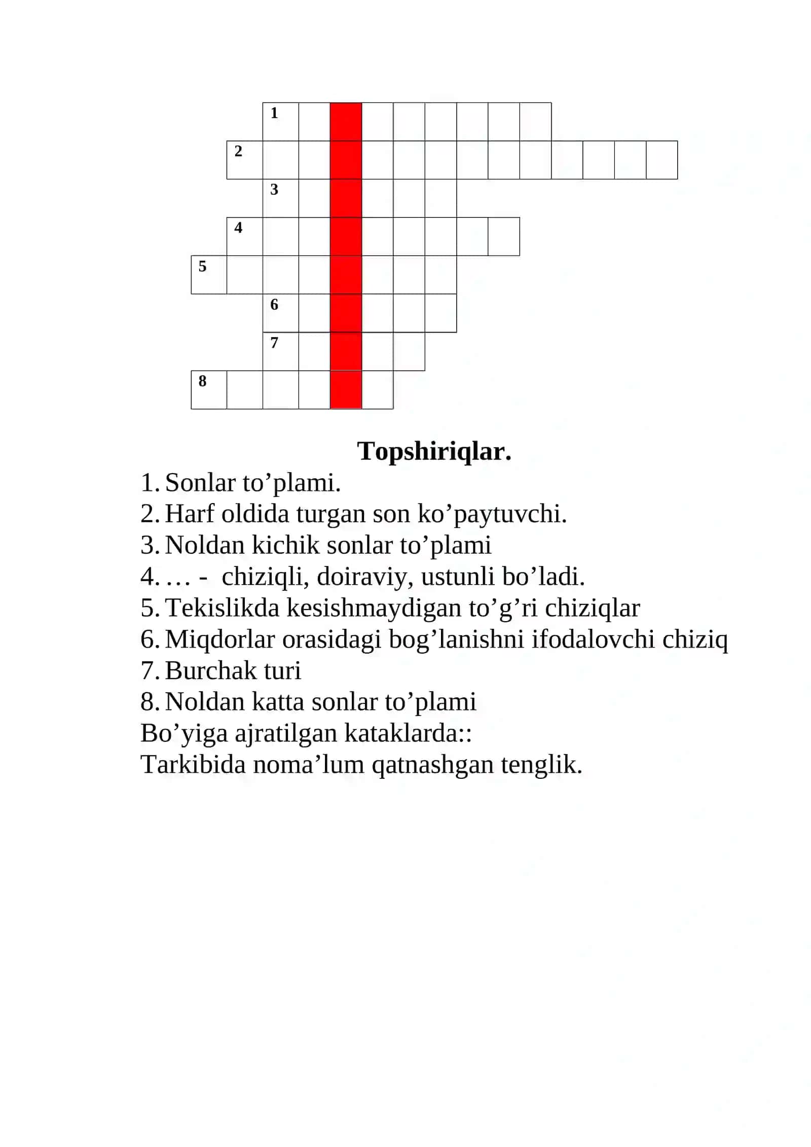 7-SINF UCHU GEOMETRIYA FANIDAN BOSHQOTIRMA 2
