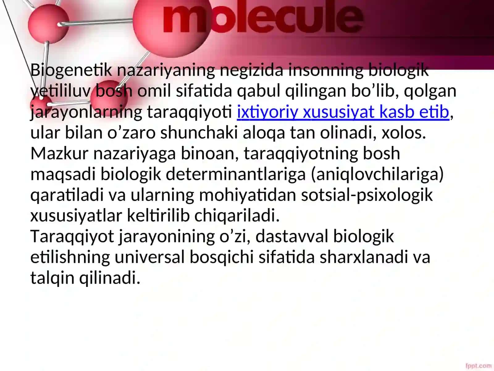 Sotsiogenetik nazariyalar 2