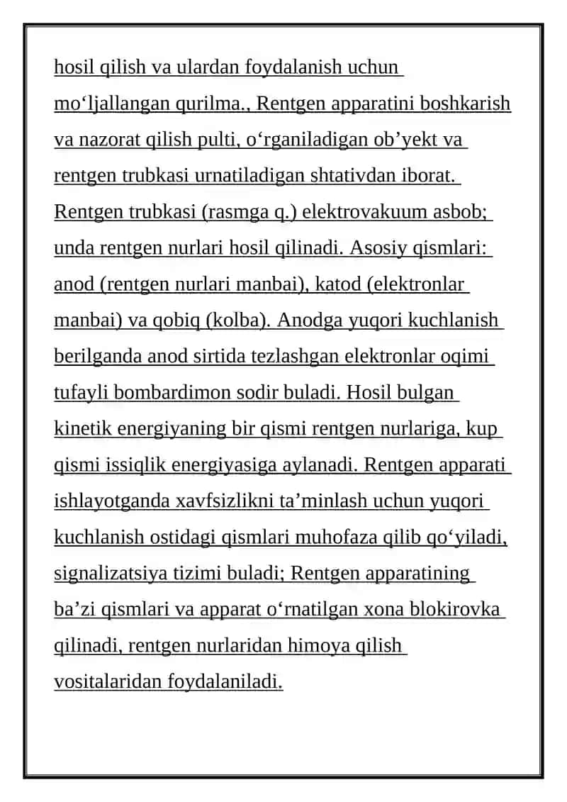 Rentgen apparati 2