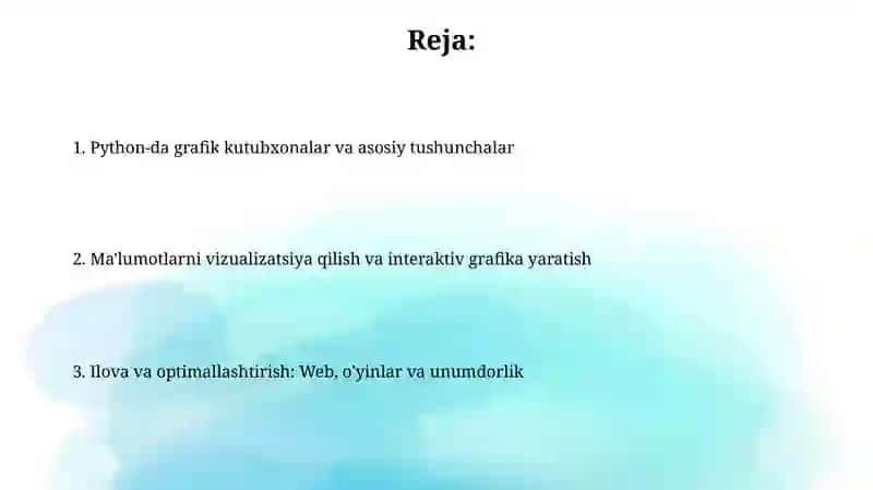 Pythondasturlashtillaridagigrafikimkoniyatlar 2