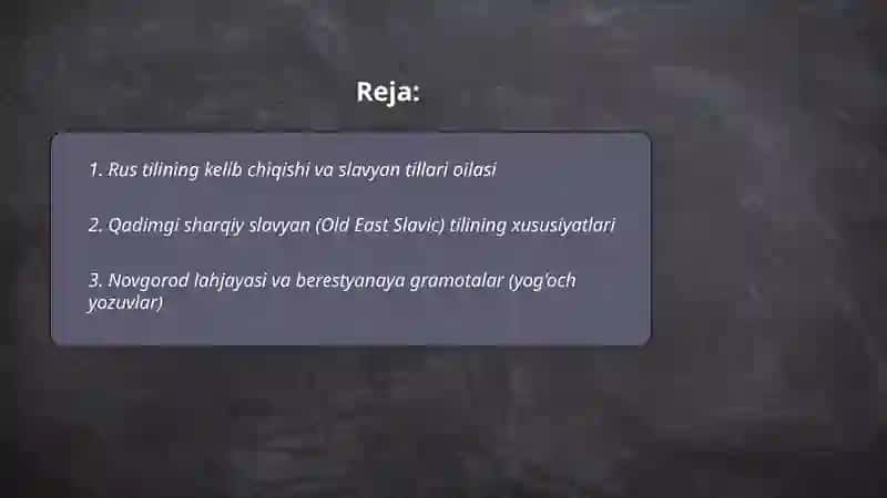 Rus tili tarixi 2