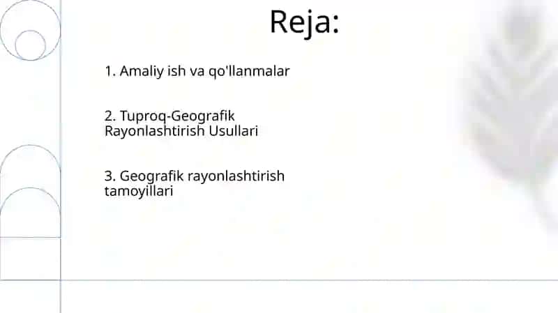 Geografik zonallik qonuniyati va tuproq-geografik rayonlashtirish 2
