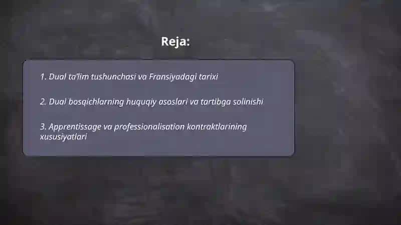 Fransiya taʼlim tizimining dual bosqichilari xususiyati 2