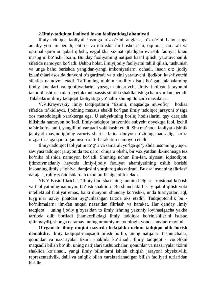 TALABALAR ILMIY FAOLIYATINI TASHKIL QILISH 2