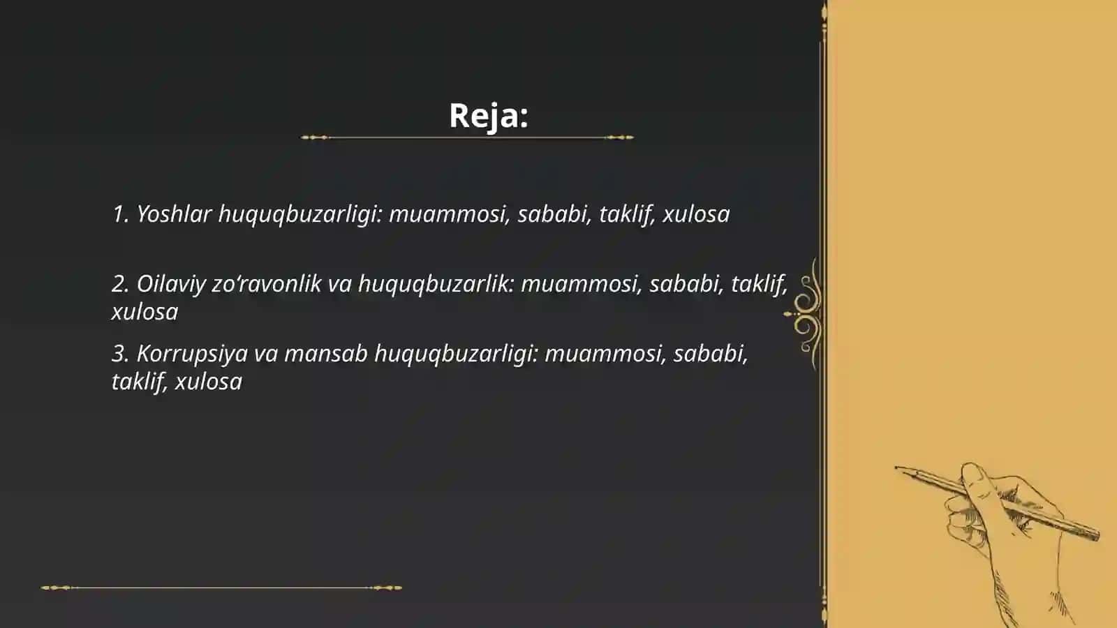 Huquqbuzarlik 2