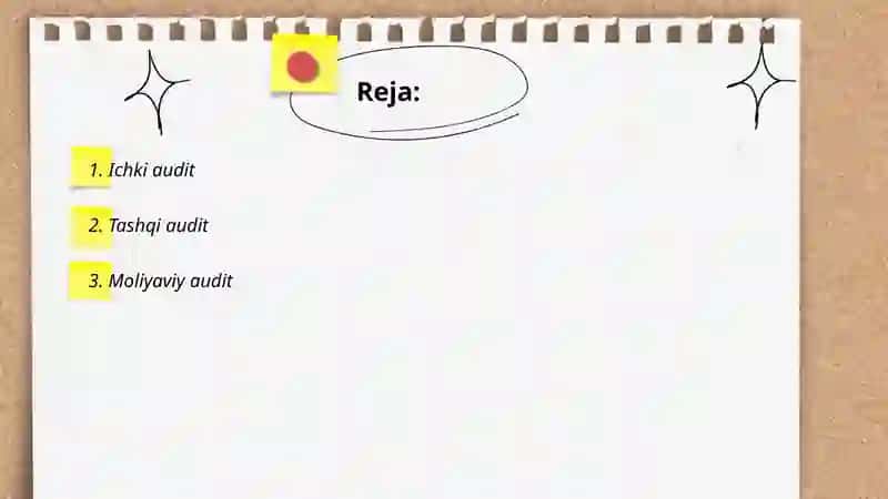 Auditorlik tekshiruvining turlari 2