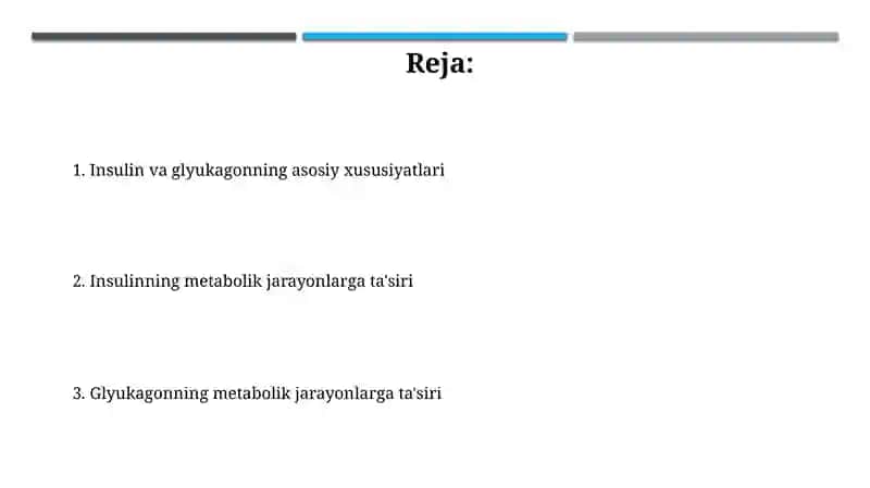 Insulin va glyukagonning roli 2