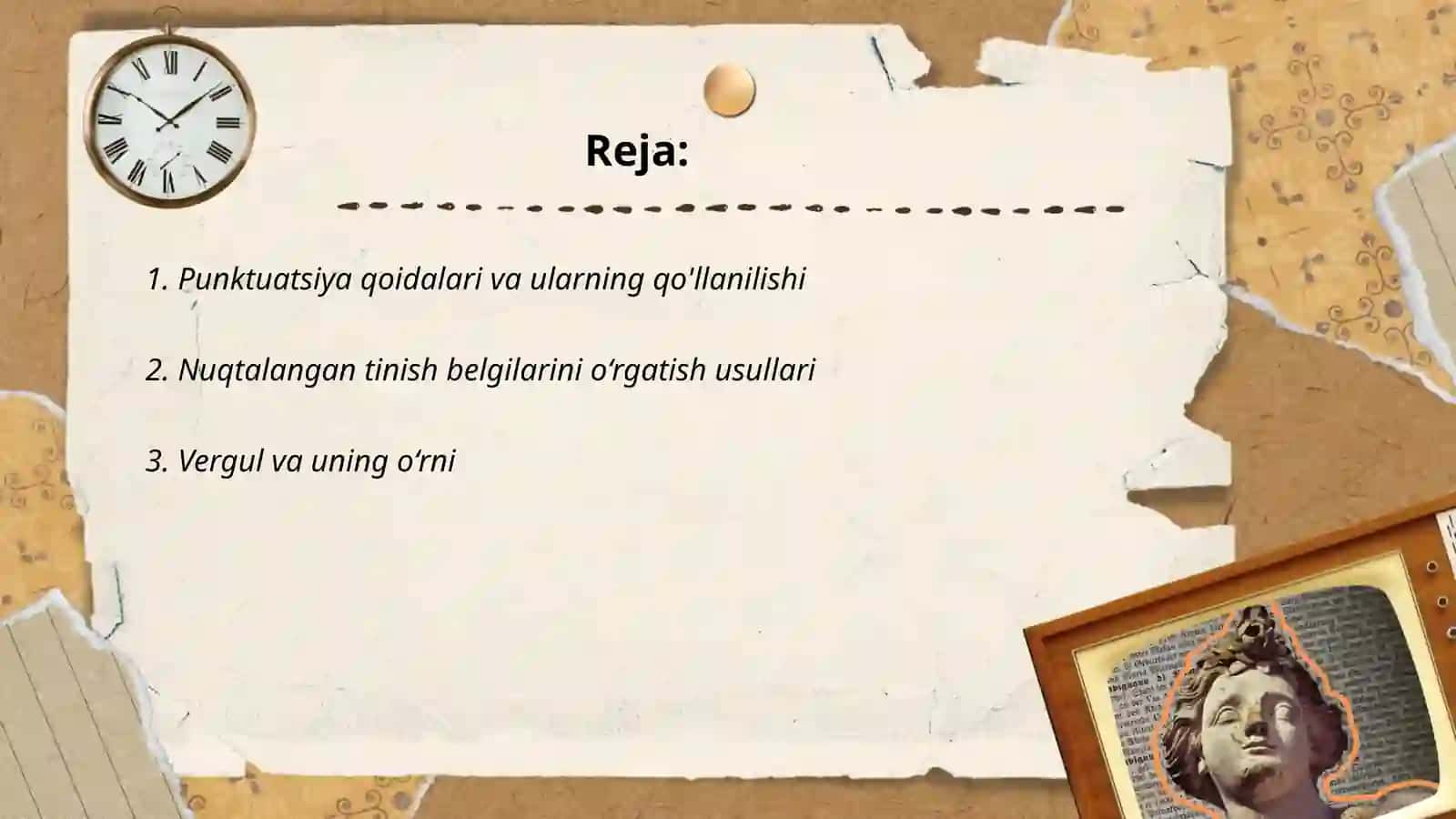 Punktuatsiya o‘qitish metodikasi 2