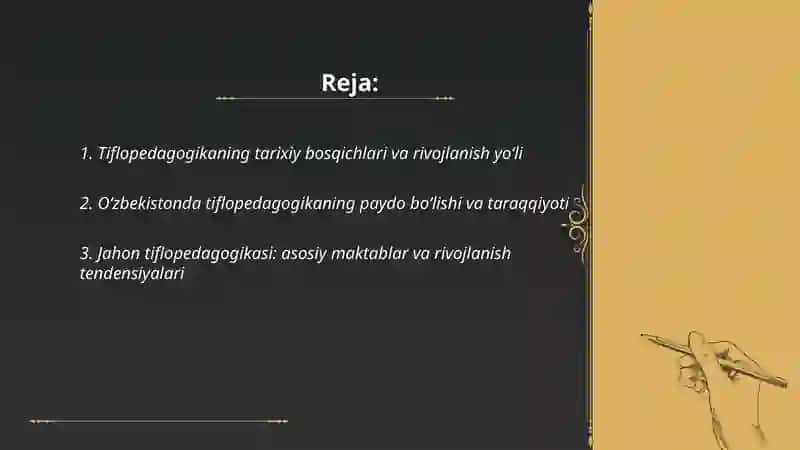 Tiflopedagogikaning rivojlanish tarixi 2