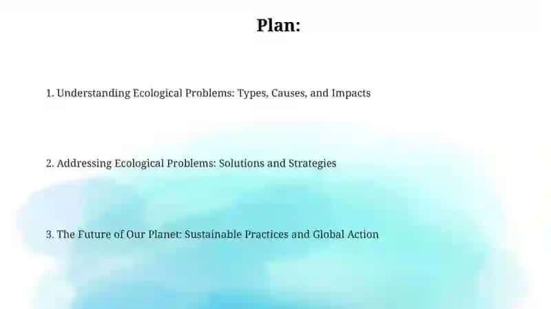 Ecological problems 2