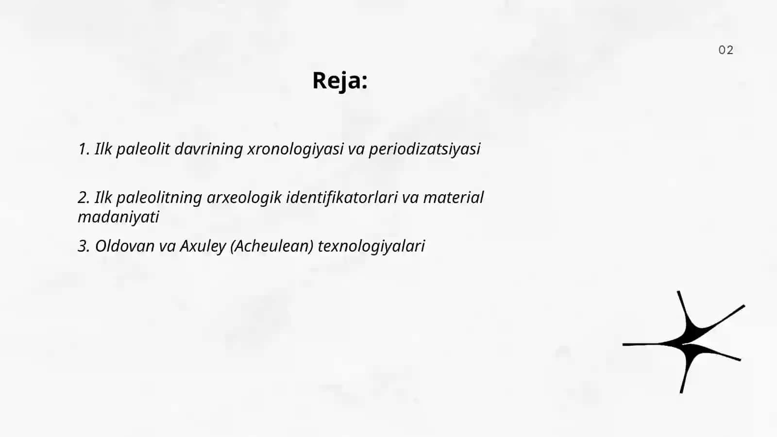 Ilk paleolit davri arxeologiyasi 2
