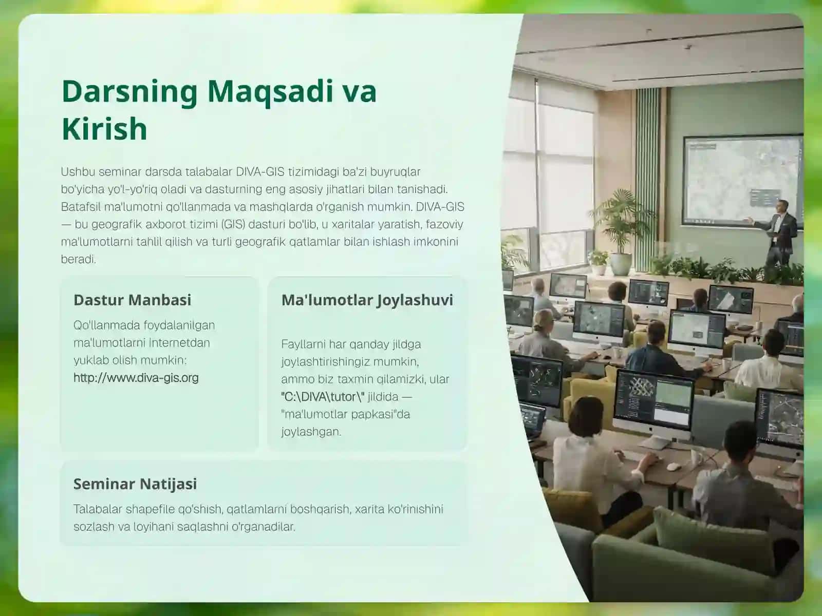 DIVA-GIS Dasturini O'rnatish va Ma'lumotlarni Tayyorlash 2
