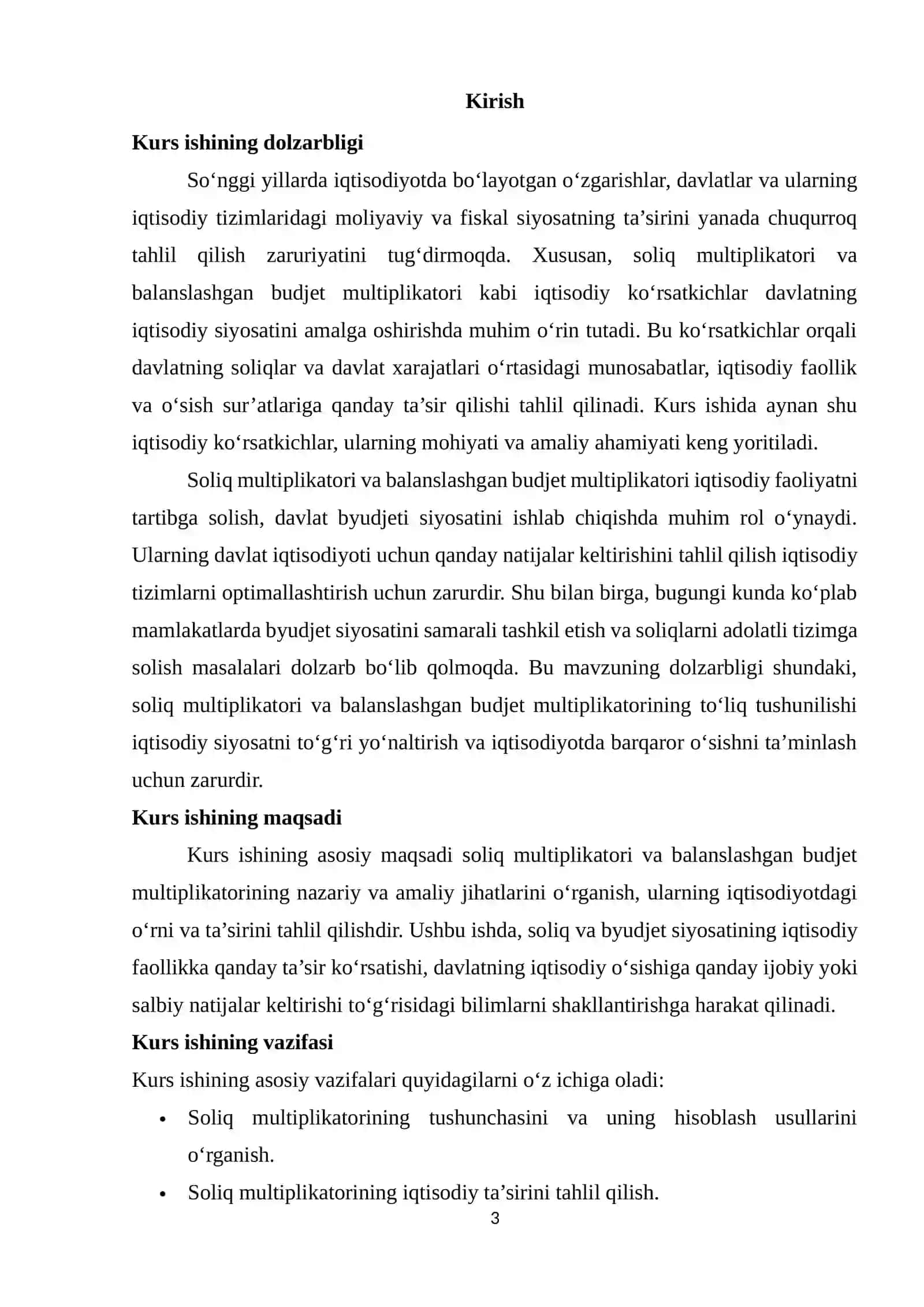 SOLIQ MULTIPLIKATORI, BALANSLASHGAN BUDJET MULTIPLIKATORI 2