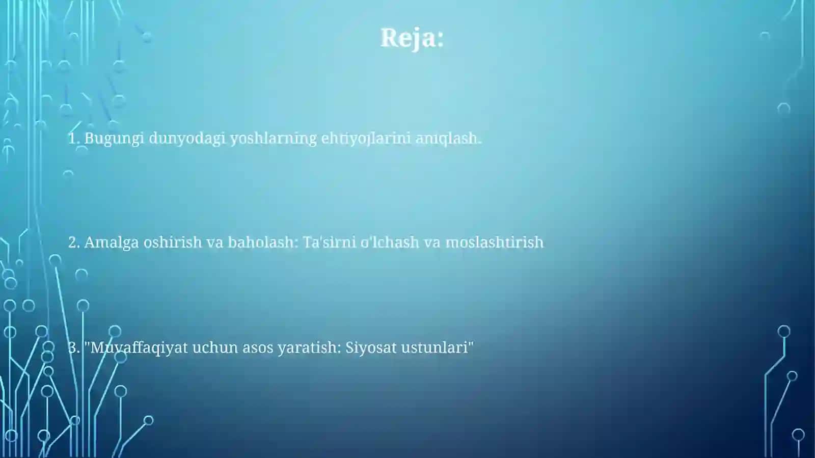 Hamkorlikni rivojlantirish 2