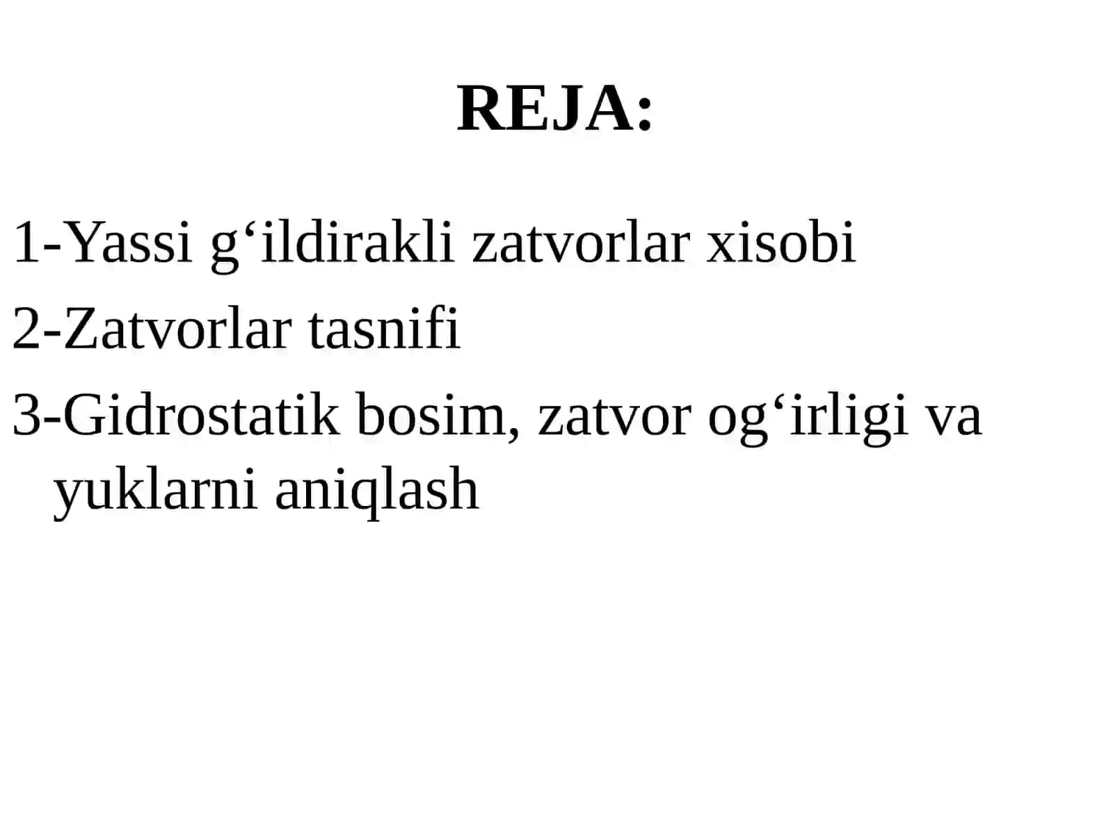 Yassizatvorni konstruksiyasi 2