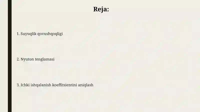 Suyuqlikning qovushqoqligi 2