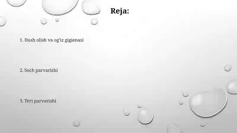 Bemorning shaxsiy gigiyenasi 2