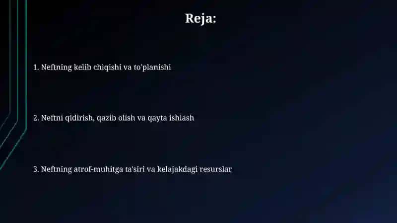 Neft va uning hosil boʻlishi 2