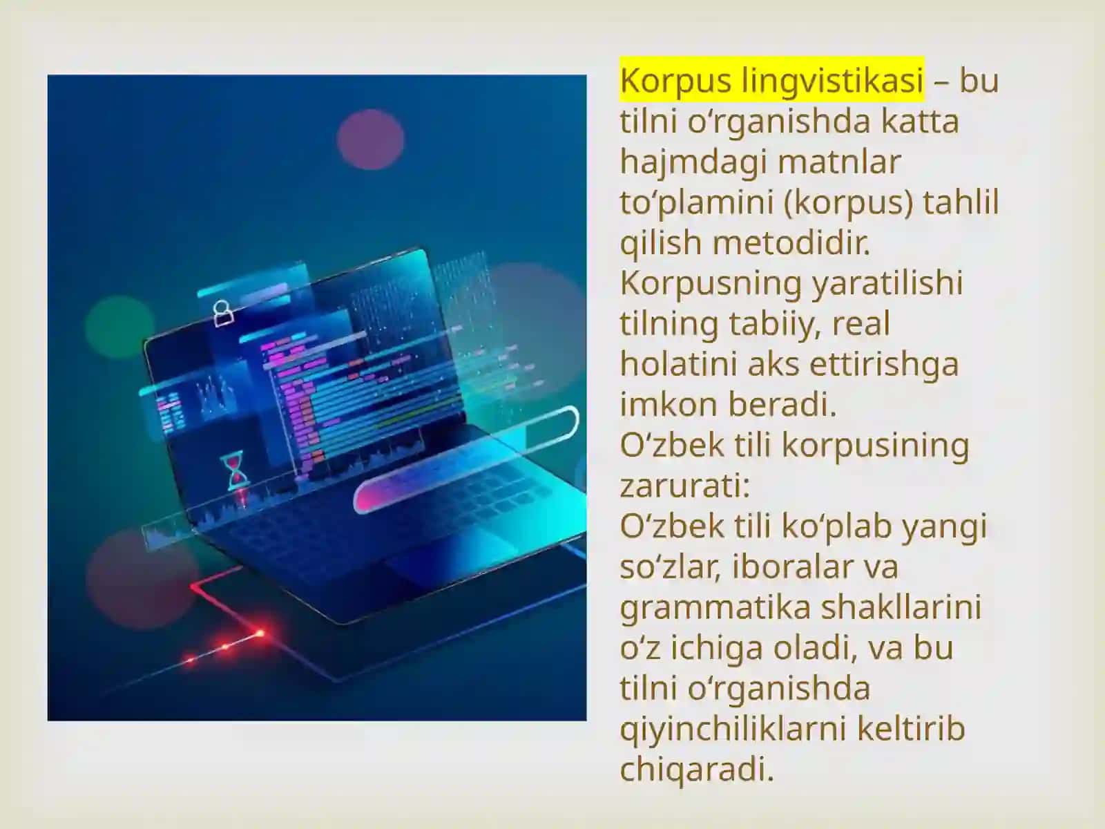 KORPUS LINGVISTIKASI UCHUN VEB-SAYT YARATISH 2