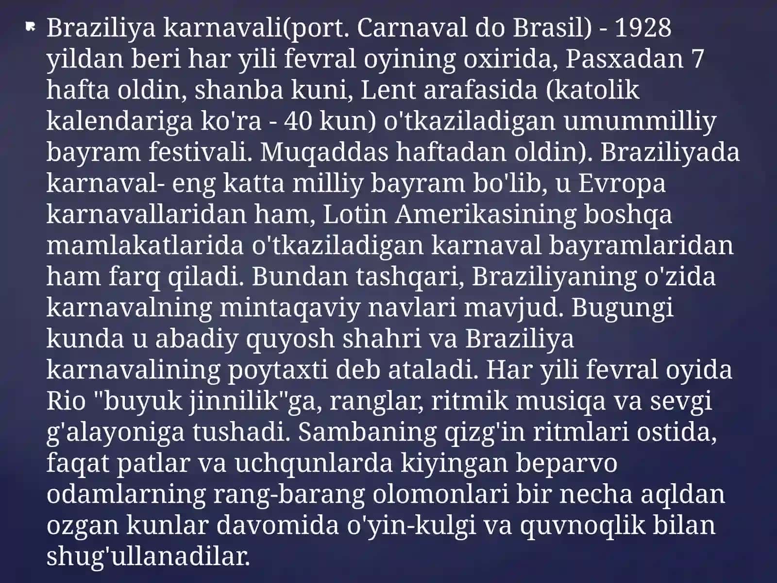 Braziliyakarnavali:tarixvaan'analar,fotosurat 2