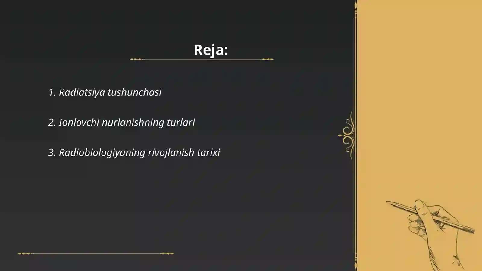 Radiobiologiya faniga kirish 2
