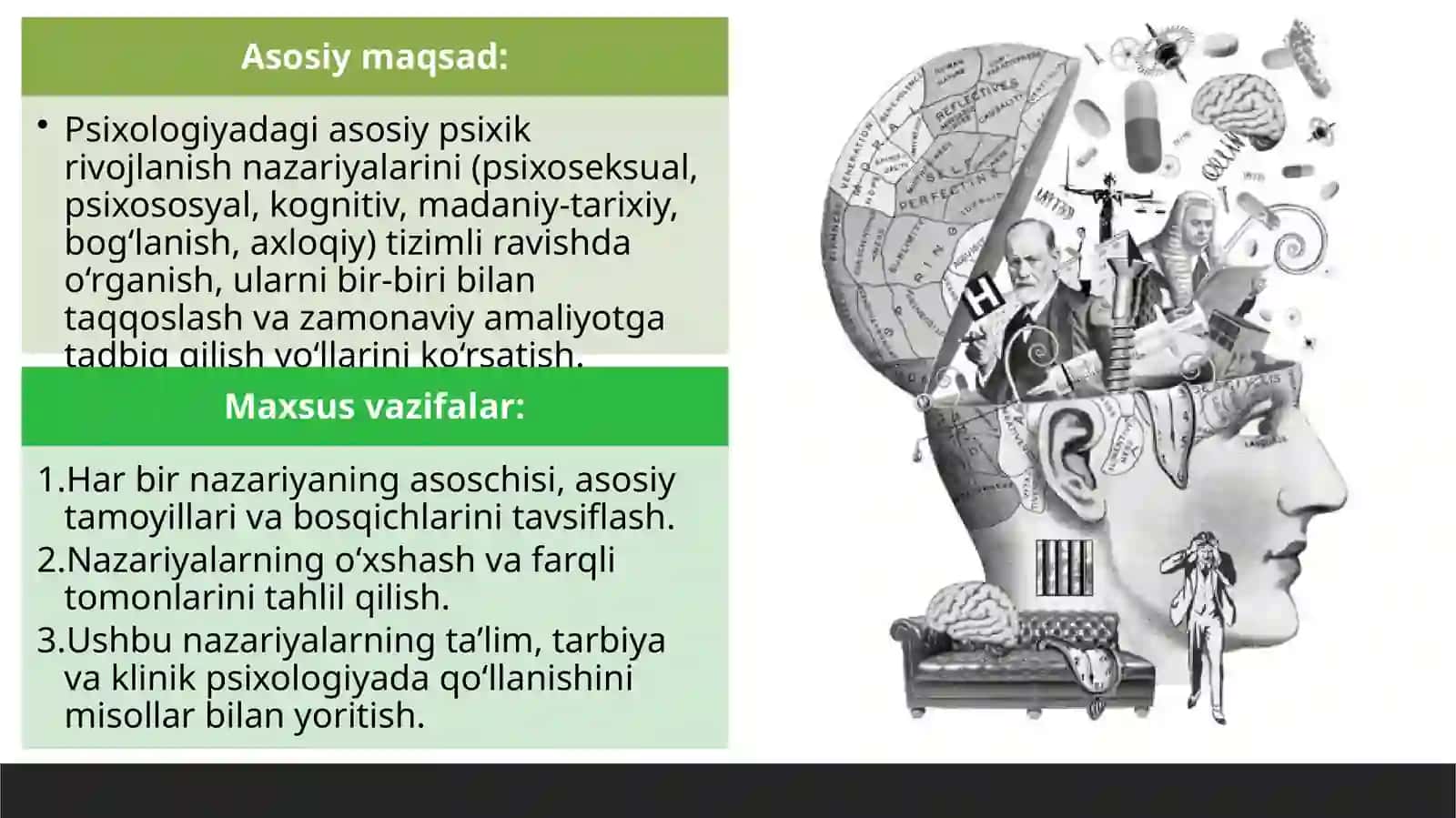 PSIXIK RIVOJLANISH NAZARIYALARI VA TAʼLIMOTLARI 2