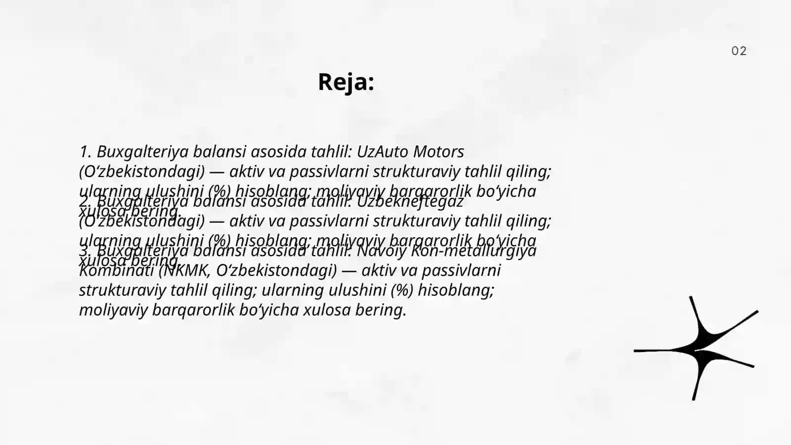 Buxgalteriya balansi asosida tahlil 2