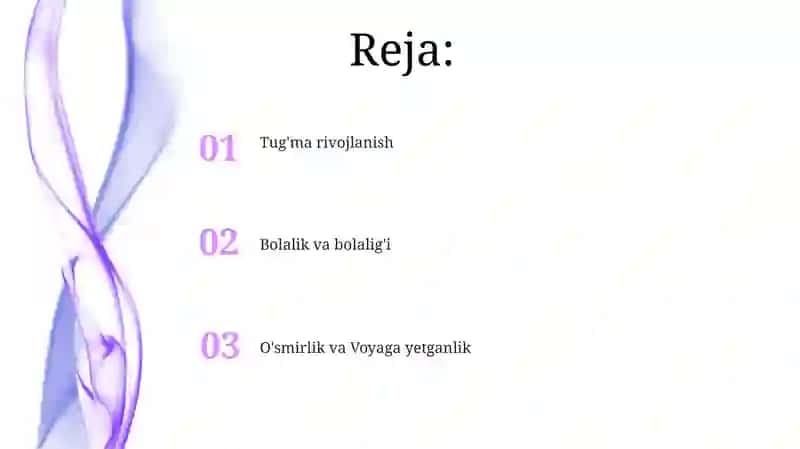 Inson psixikasini ontagenezda rivojlanishi 2