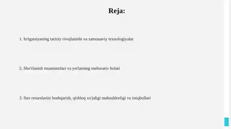 Sirdaryo havzasida irrigatsiya va melioratsiya 2