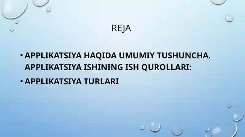 TASVIRIY FAOLIYAT FANIDAN Tayyorlagan taqdimoti 2