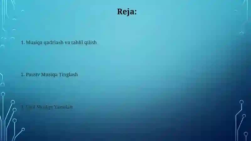 Musiqiy faoliyat turlari 2