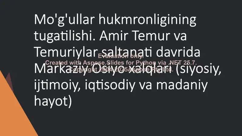 Amir Temur tarixi 2