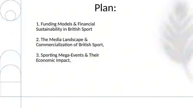 Sport and Mass Media of Great Britain 2