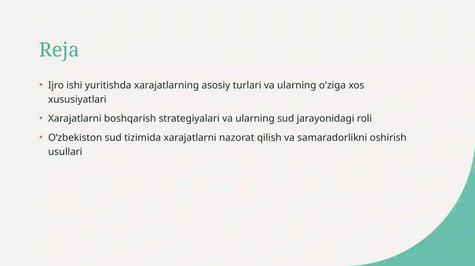 Ijro ishi yuritishdagi xarajatlar 2