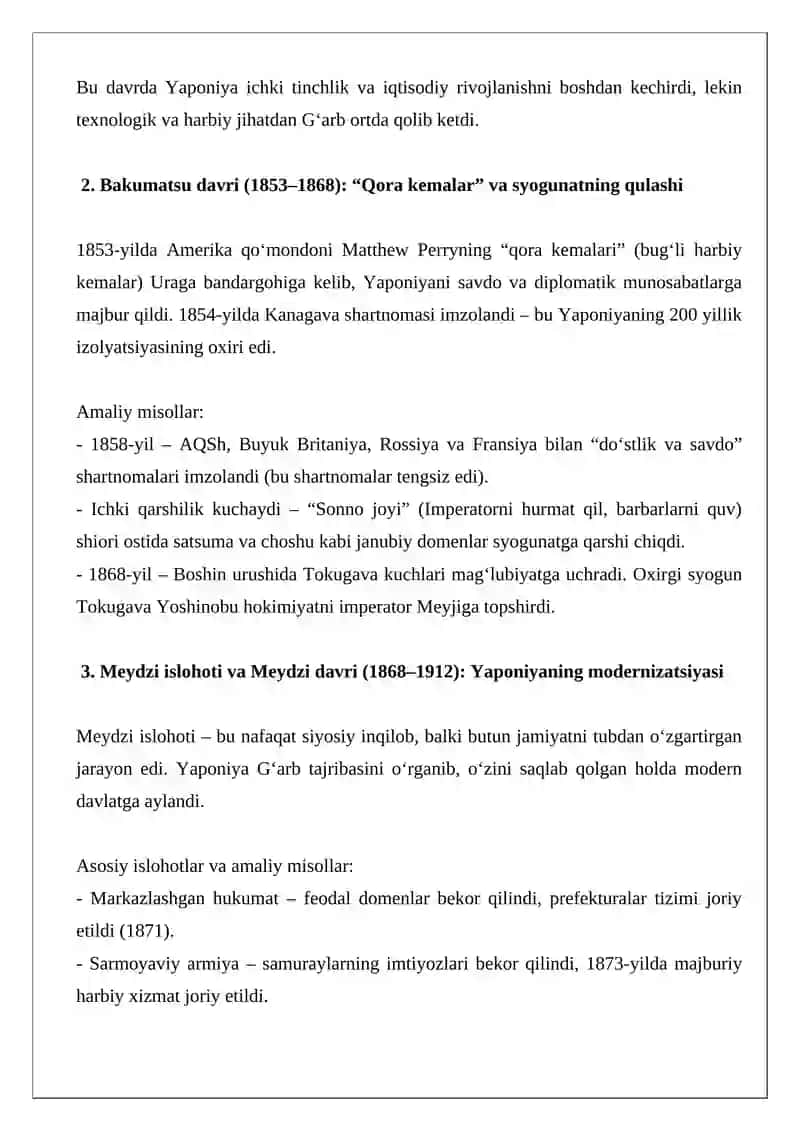 Yaponiya tarixi 2